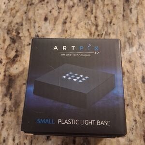 Artpix 12 White- Light LED Lighted Base for Glass Art - Display, White Light